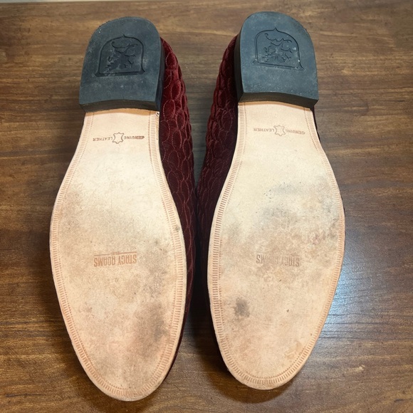 STACY ADAMS Men’s Burgundy Valet Loafers - Picture 4 of 5